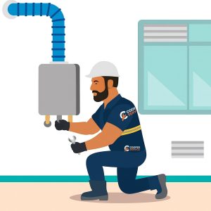 Troca da Mangueira de gás do aquecedor